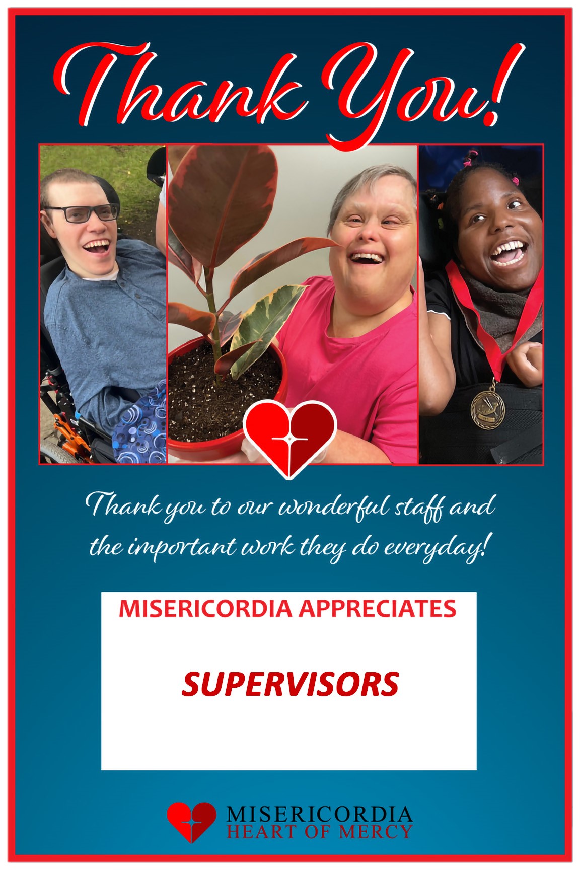 Staff Appreciation Supervisors