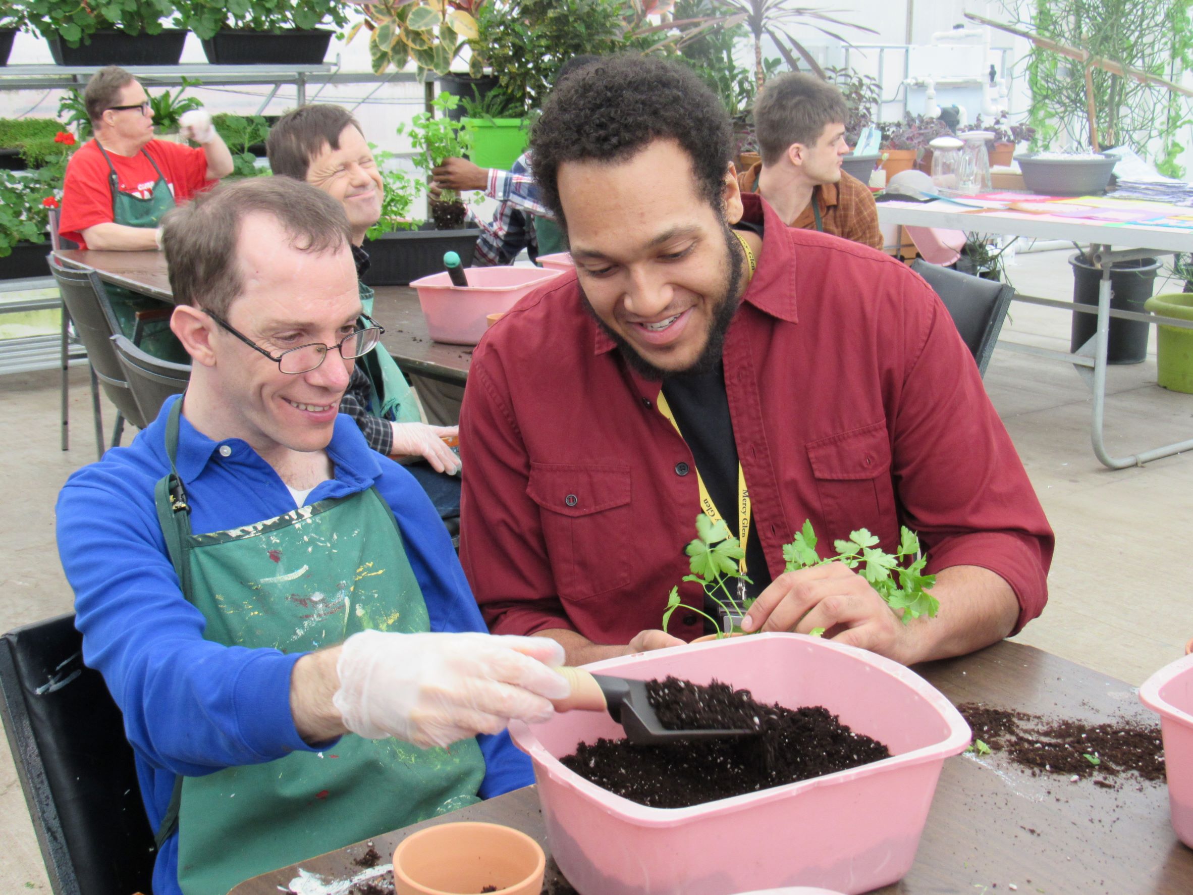 Gardens planting flowers sm