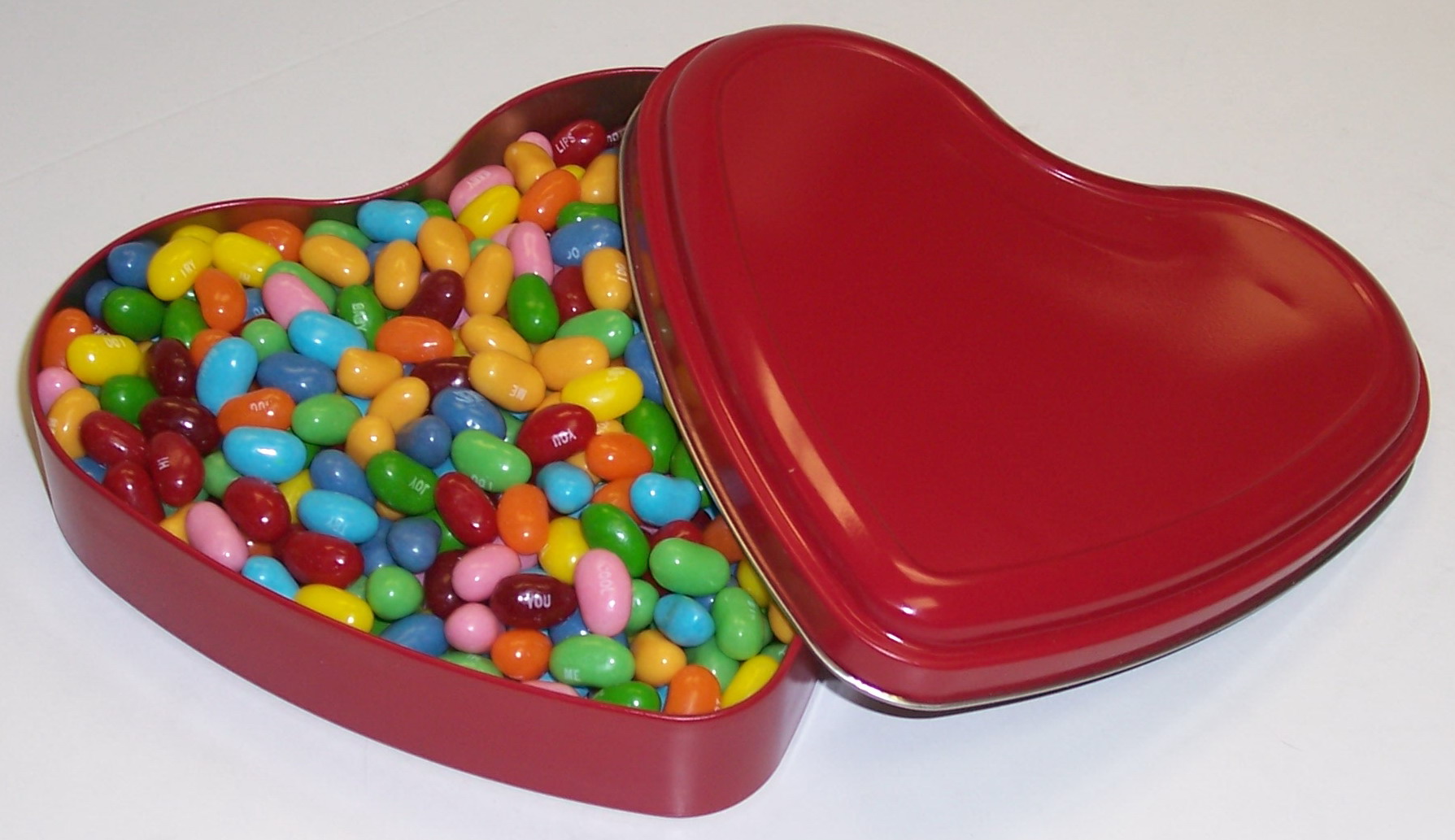 jelly beans heart