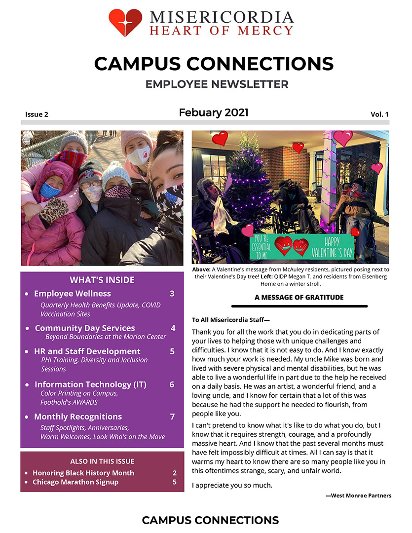 Campus Connections, February 2021