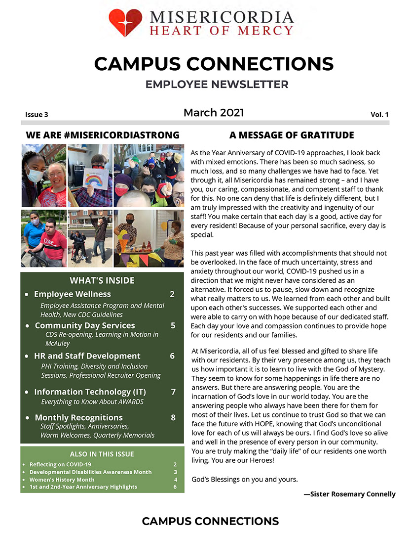 Campus Connections, March 2021