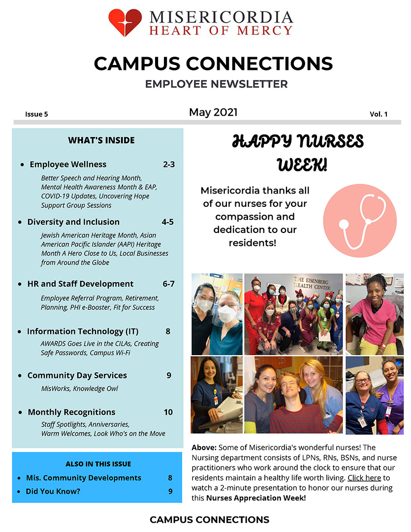 Campus Connections, May 2021